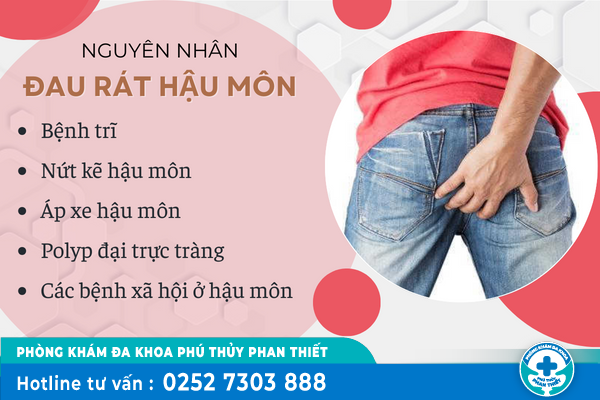Đau rát hậu môn và những triệu chứng nên đi khám sớm